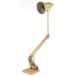 Vintage Herbert Terry marbleised two step Anglepoise lamp : For further information on this lot