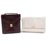Two unused leather bags comprising Vintage Radley and Aspis : For further information on this lot