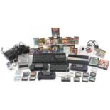 Vintage games consoles, accessories and games including Atari Lynx, Atari 2600, Sinclair ZX