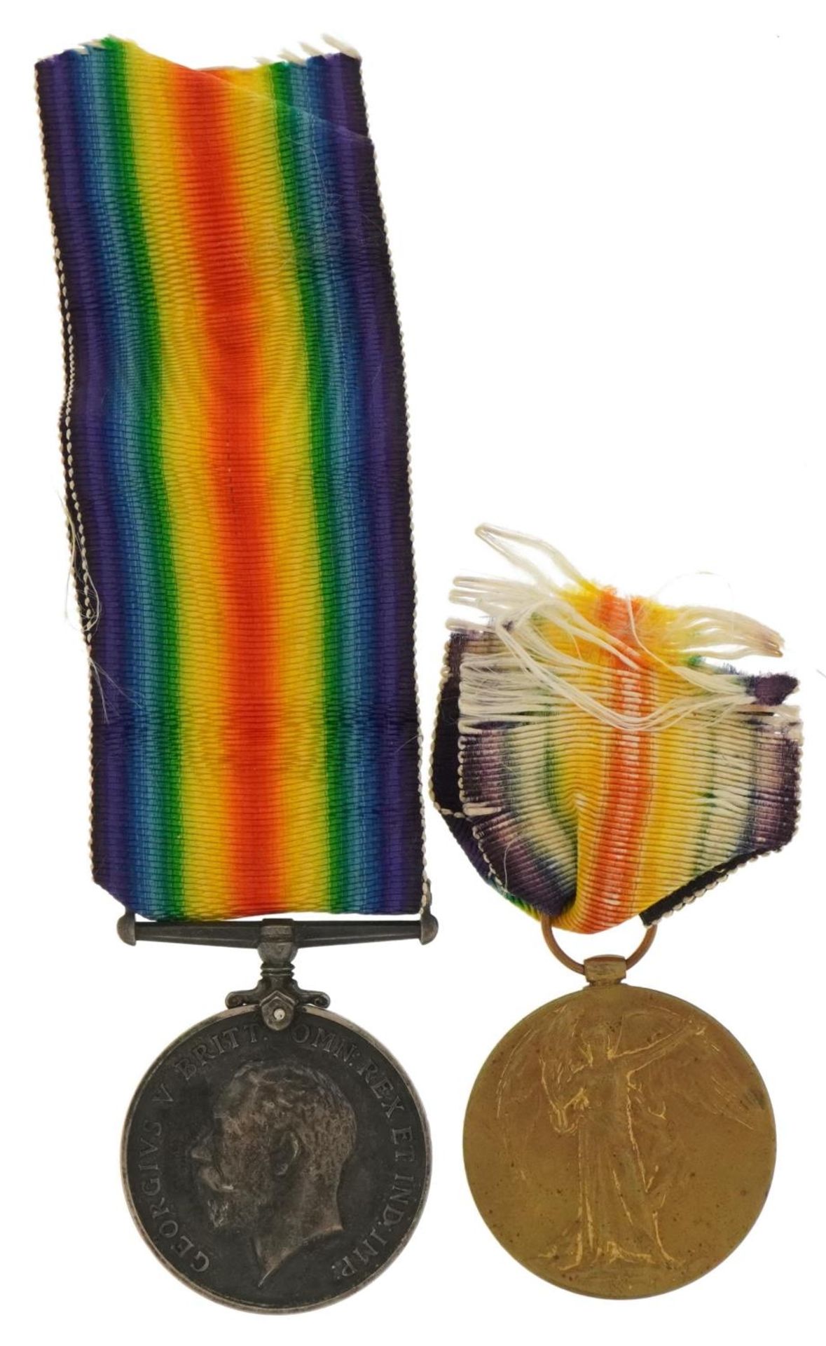 British military World War I pair awarded to M1-6247PTE.J.S.S.ELLIS.A.S.C. : For further information - Image 2 of 5