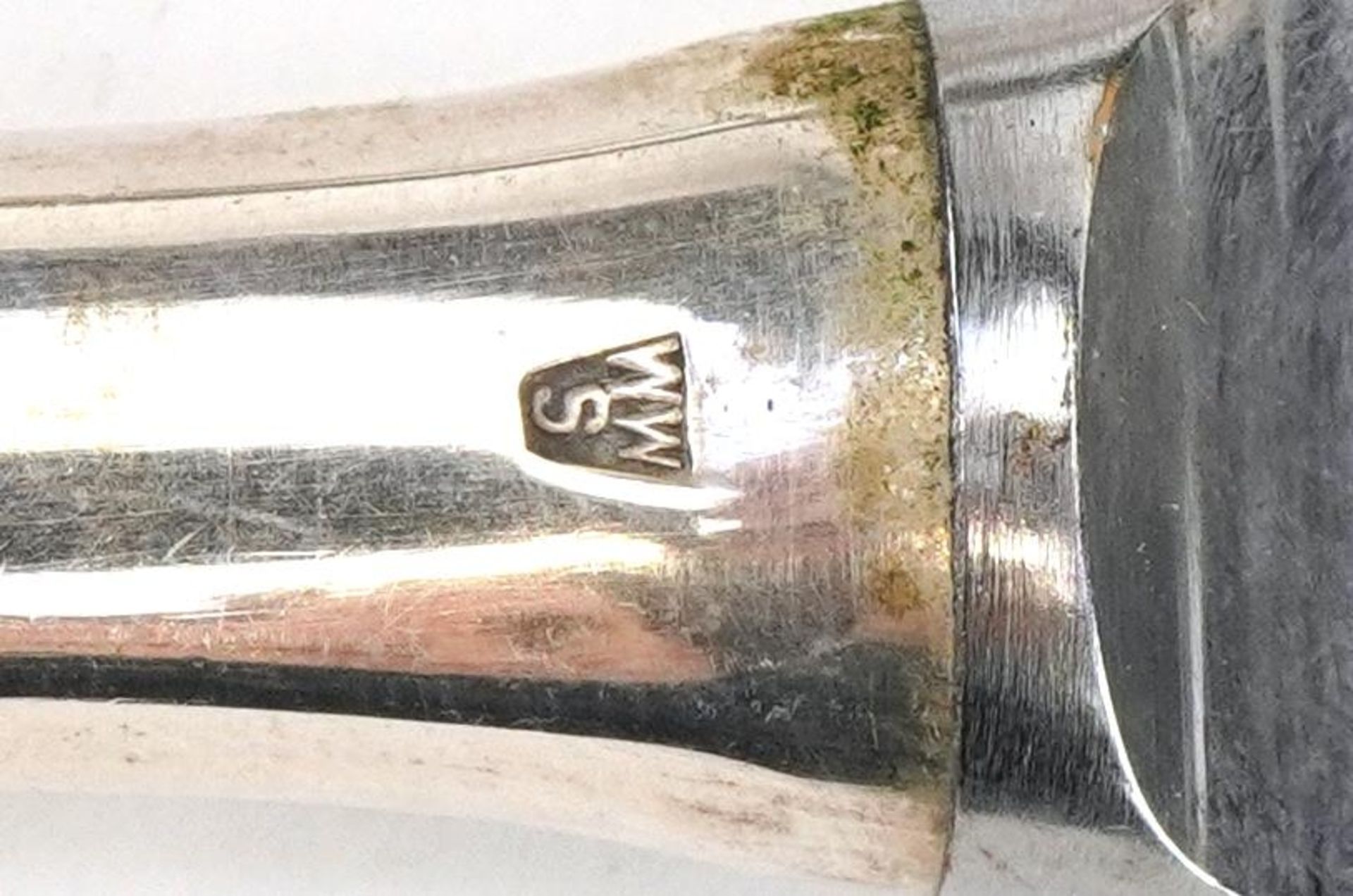 Polish six place canteen of silver cutlery, the canteen inscribed Jubiler, 40cm wide, weighable - Image 5 of 6