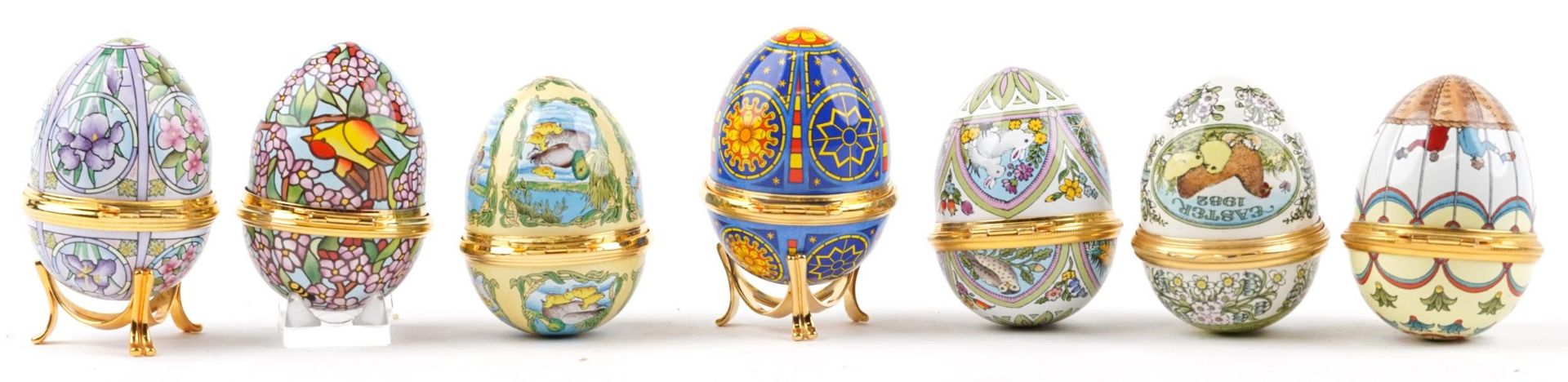 Seven Halcyon Days enamel Easter egg trinket boxes including 2016 Annual Easter Egg Inspired by - Bild 5 aus 5