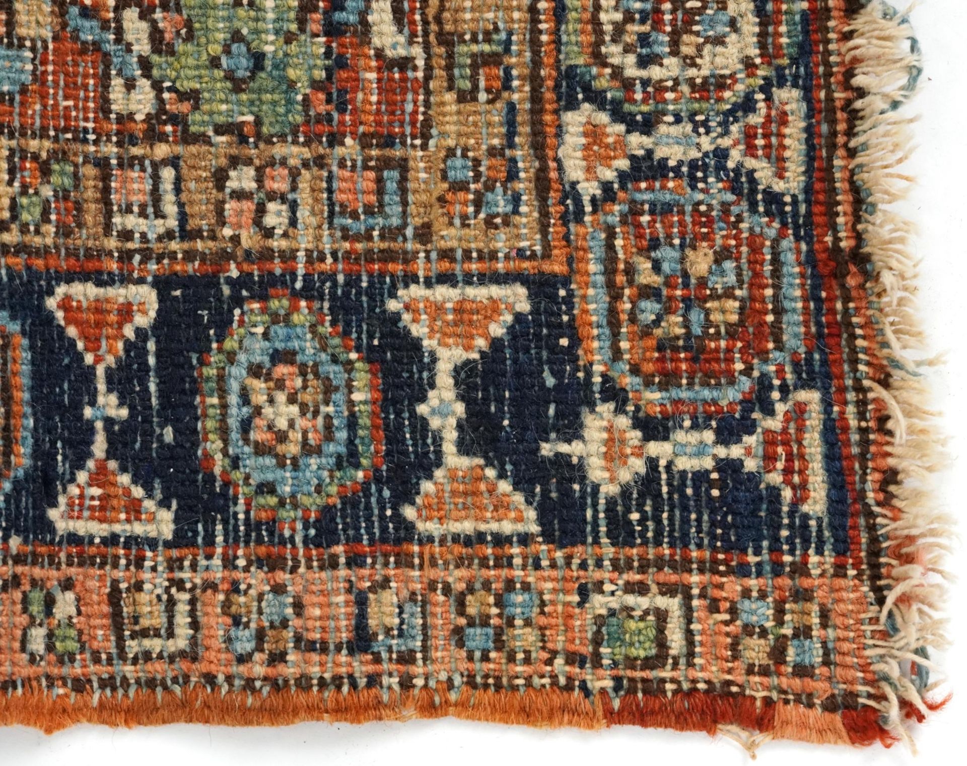 Rectangular Turkish rug with allover geometric and animal design, 200cm x 114cm : For further - Bild 11 aus 13