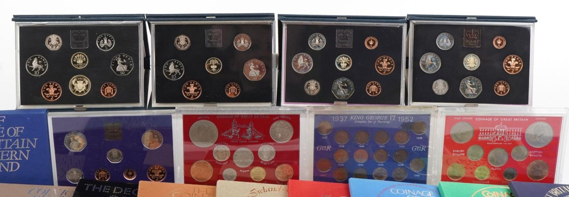 Great Britain and Ireland proof and commemorative coin sets including Coinage of Great Britain & - Bild 2 aus 5