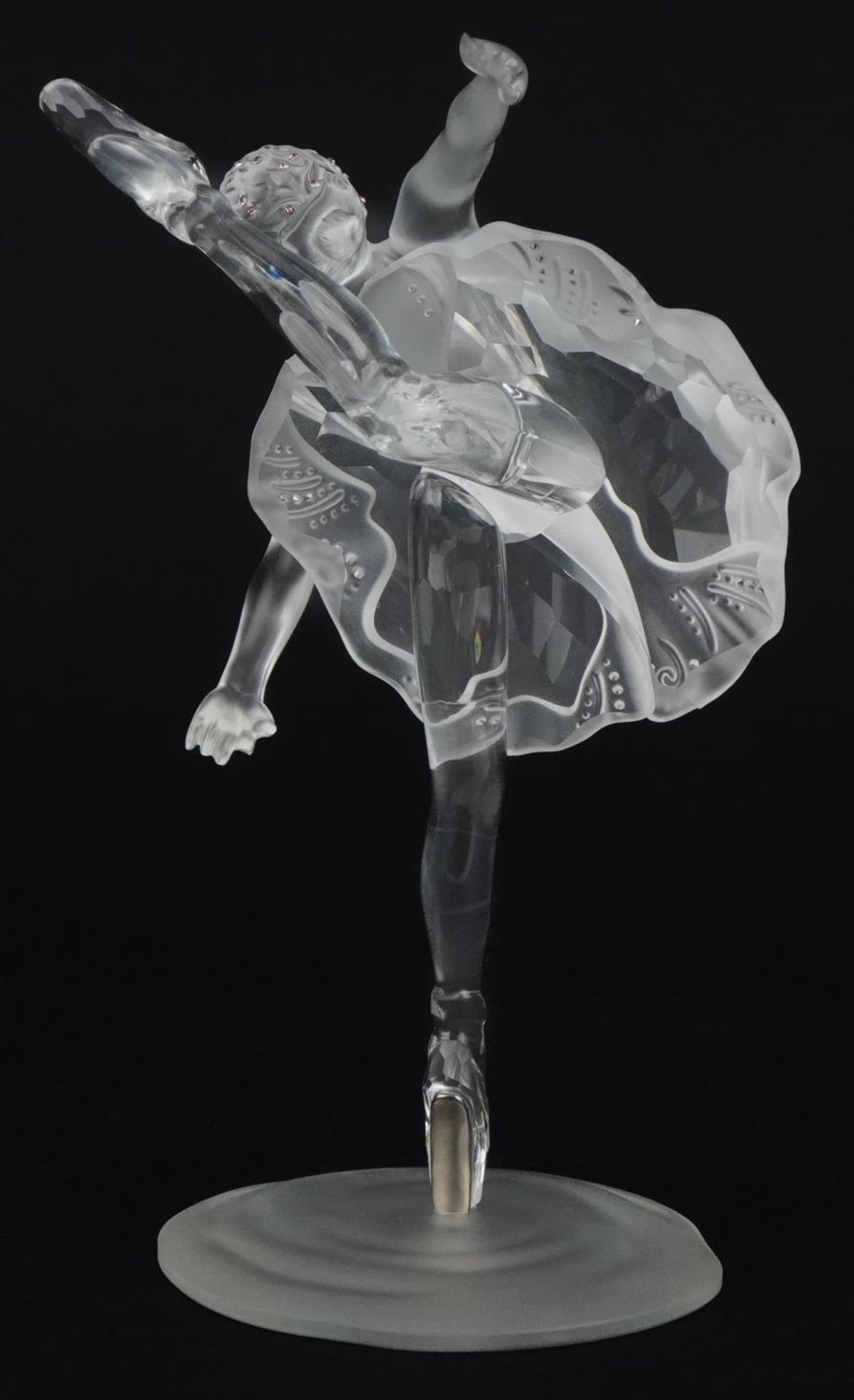 Swarovski Crystal jewelled ballerina with fitted box, 14cm high : For further information on this - Image 4 of 6