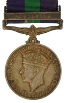 British military World War II General Service medal with Palestine bar awarded to 6396901PTE.J.H.
