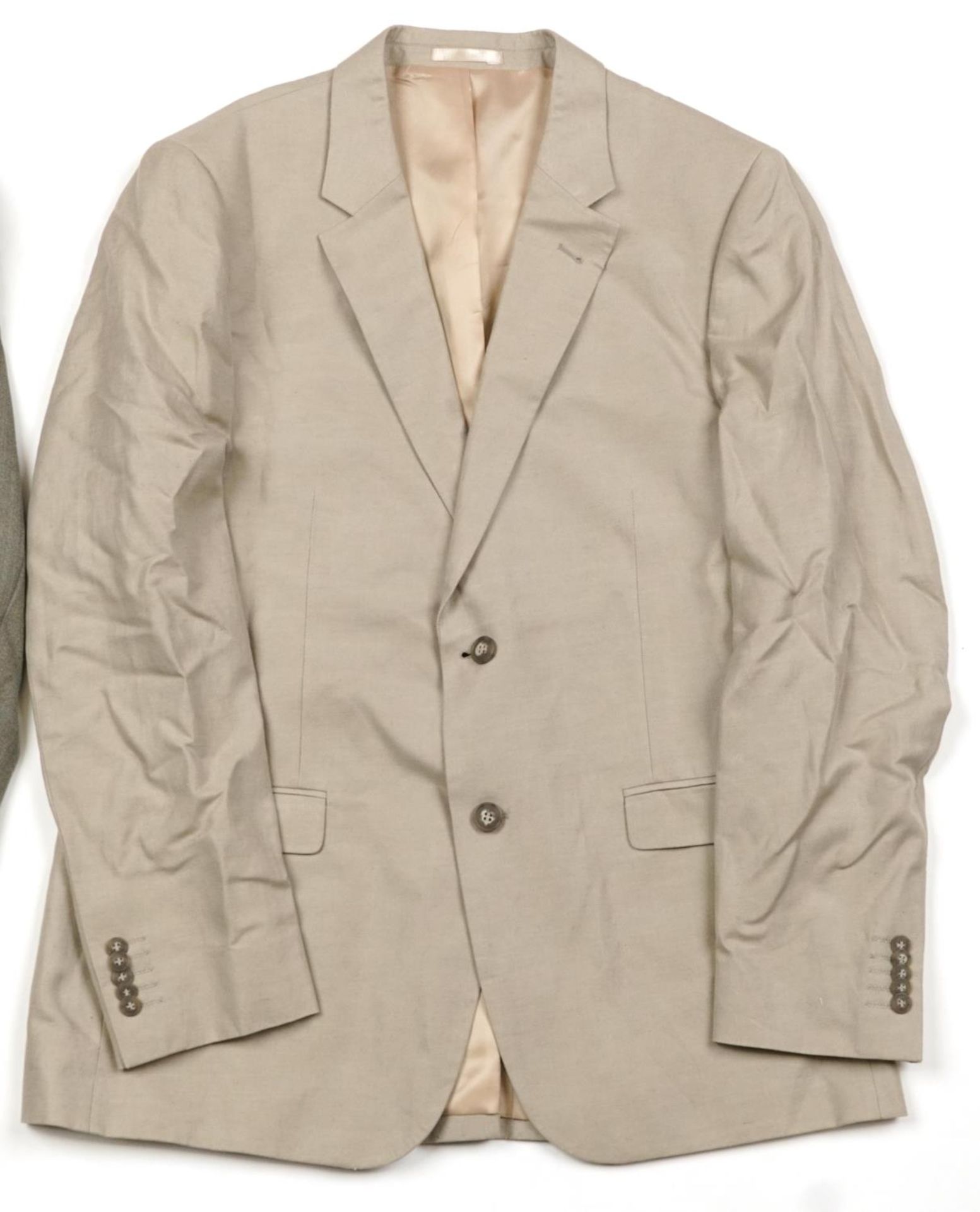 Daks London linen blend jacket together with a Butler & Webb example, size L : For further - Bild 3 aus 5