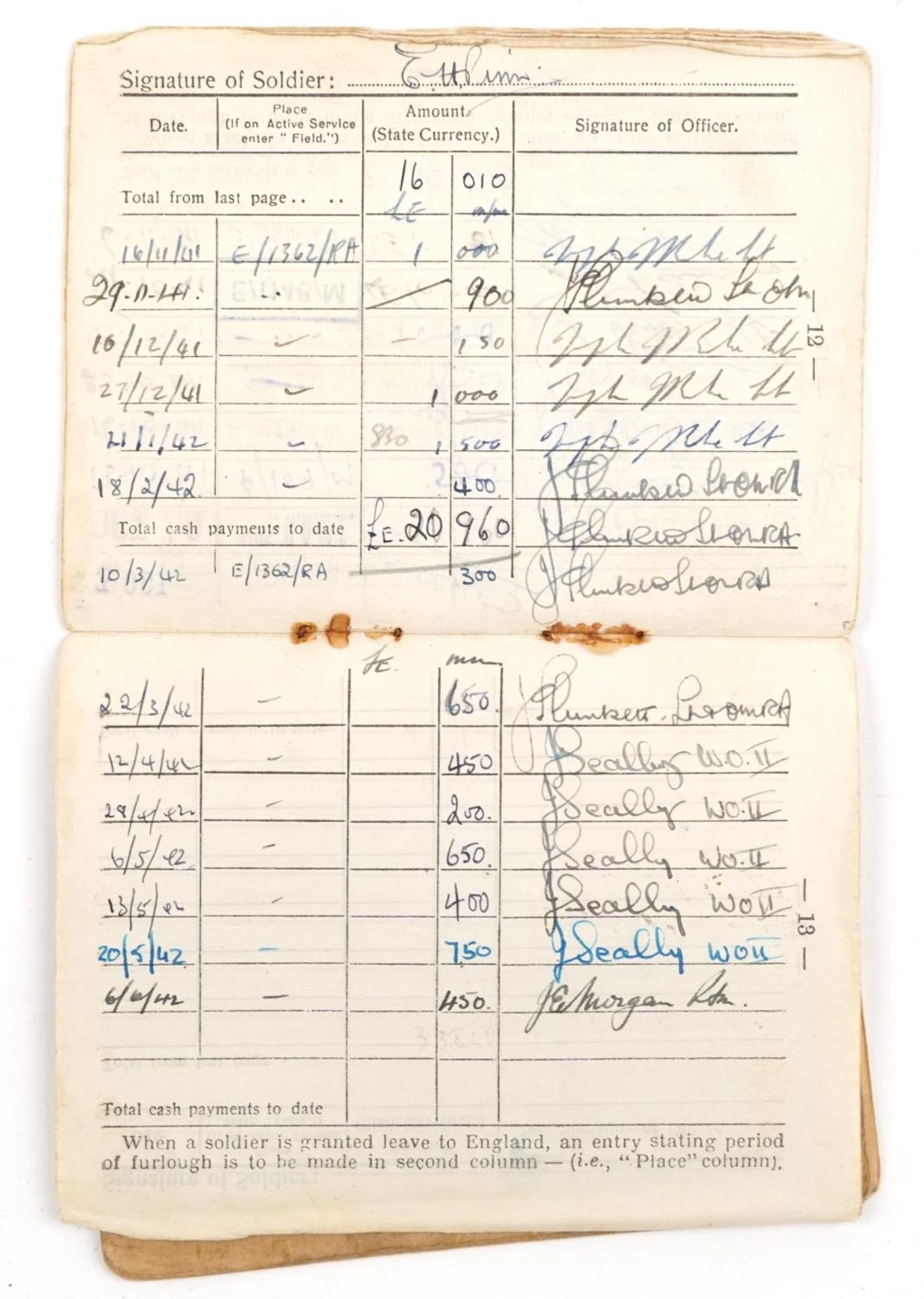 British military World War I and World War II medal groups relating to the Pinn family with - Image 17 of 17