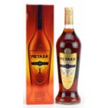 Bottle of Greek Metaxa brandy with box : For further information on this lot please visit www.