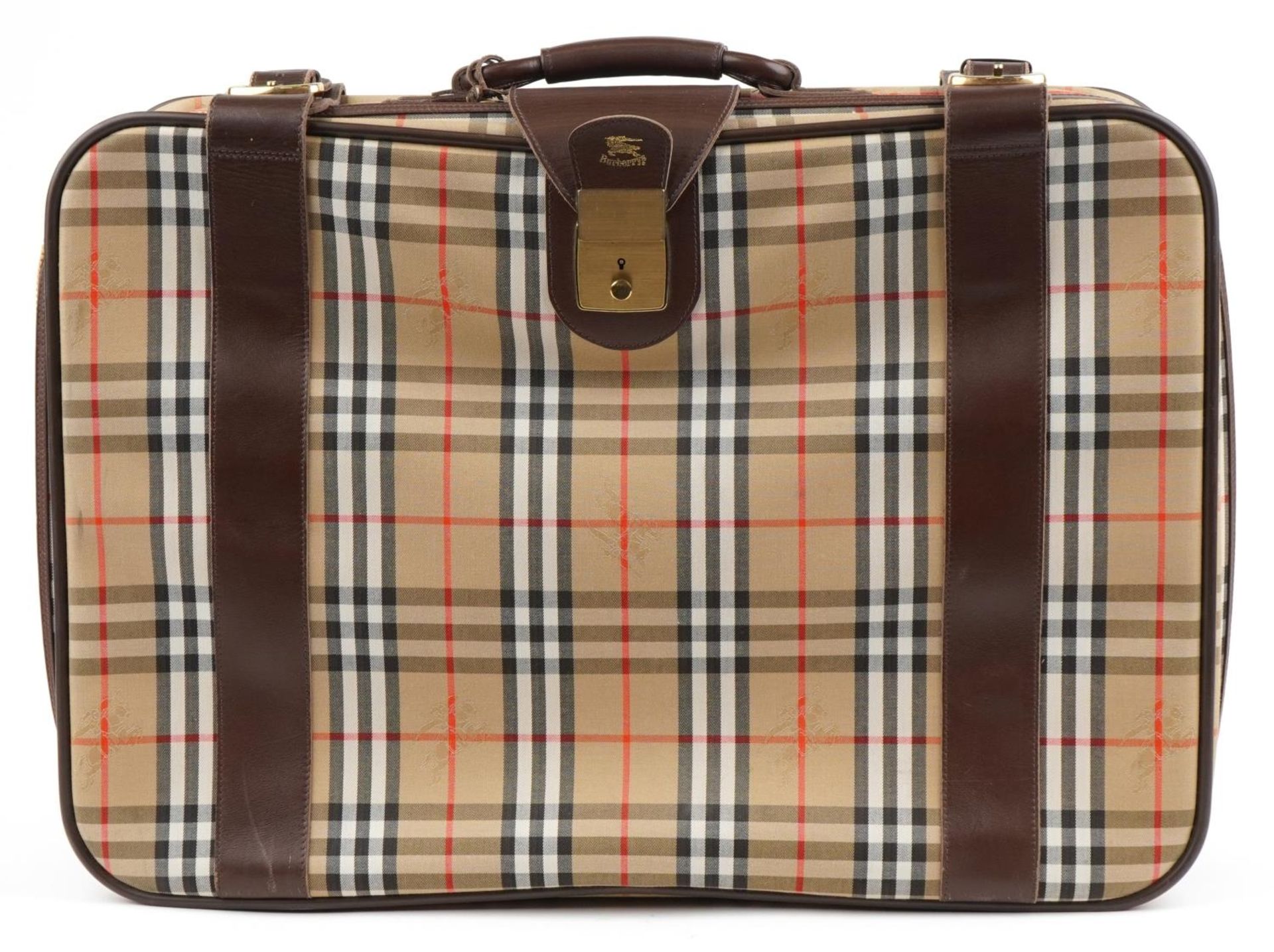 Vintage Burberry's Nova check suitcase, 44cm H x 60cm W x 17cm D : For further information on this - Bild 2 aus 8