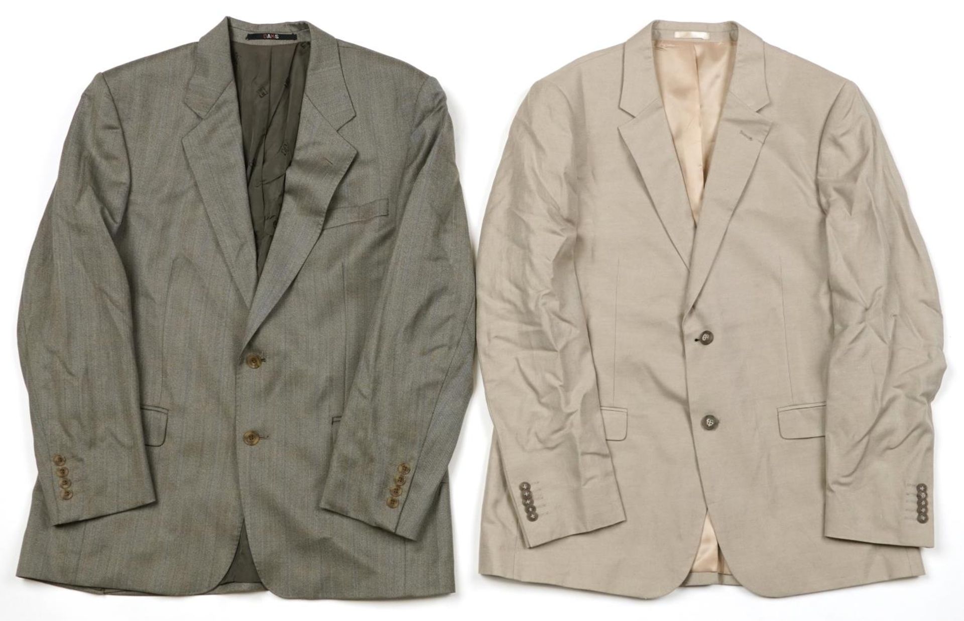 Daks London linen blend jacket together with a Butler & Webb example, size L : For further