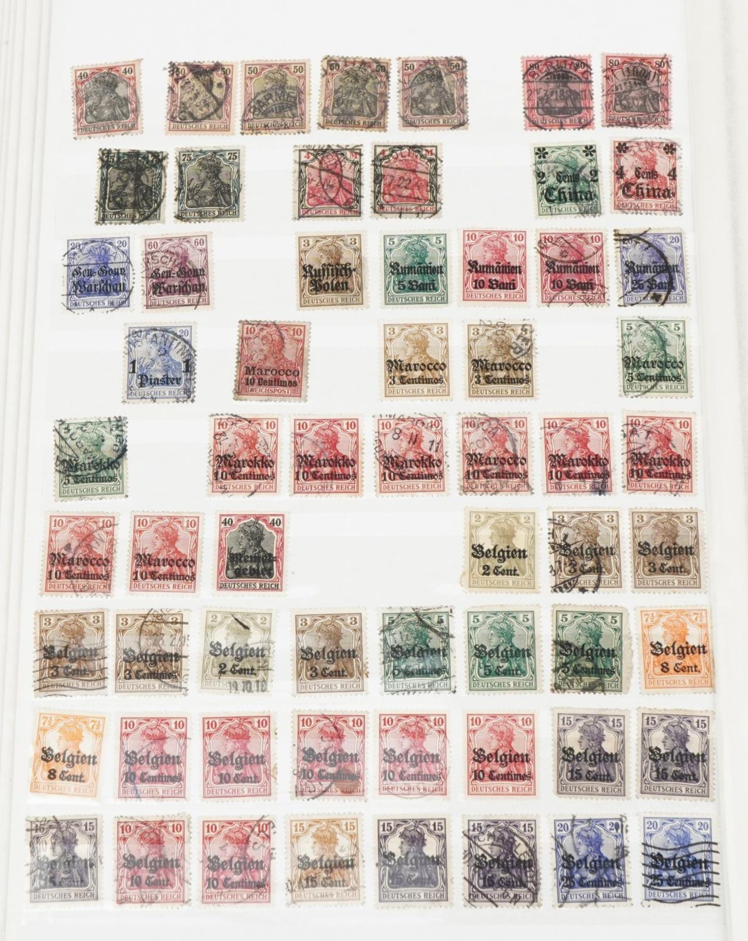 Collection of German stamps arranged in three albums : For further information on this lot please - Image 4 of 12