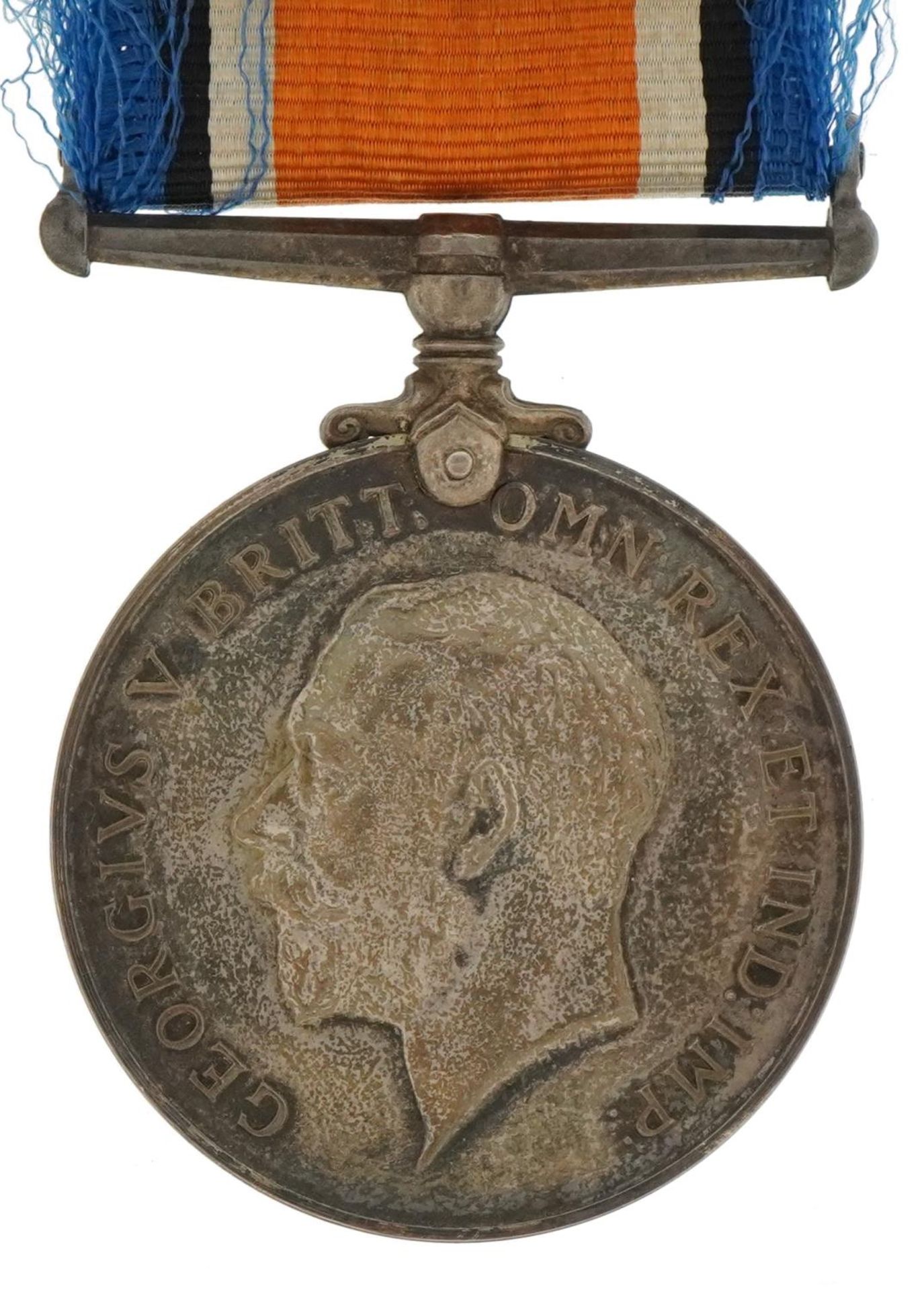 British military World War I 1914-18 war medal awarded to W.H.THOMAS.SERVICEWITHTHEROYALNAVY. :