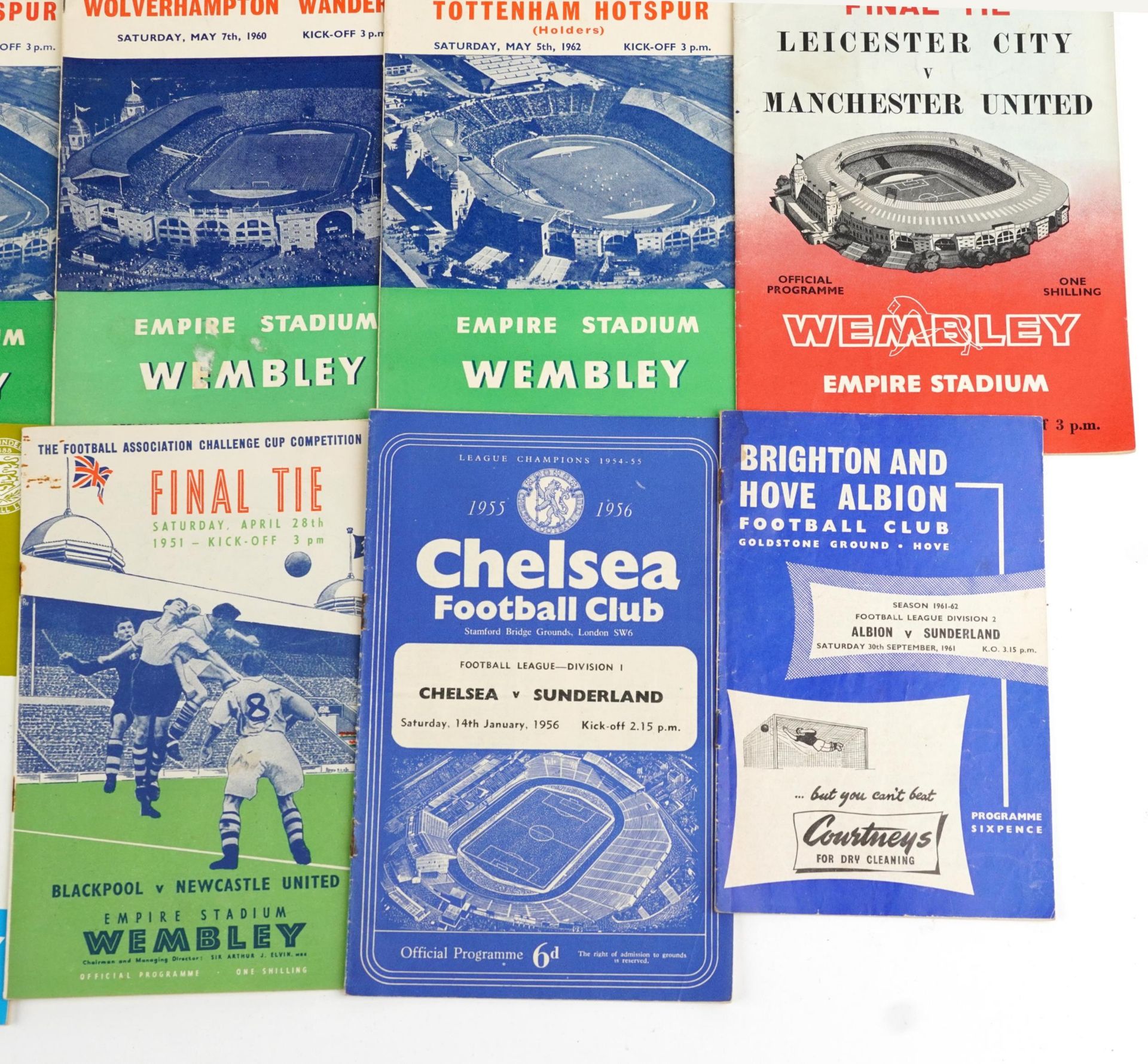 Sporting interest 1960s and later football programmes, predominantly Wembley, some finals, including - Image 5 of 5