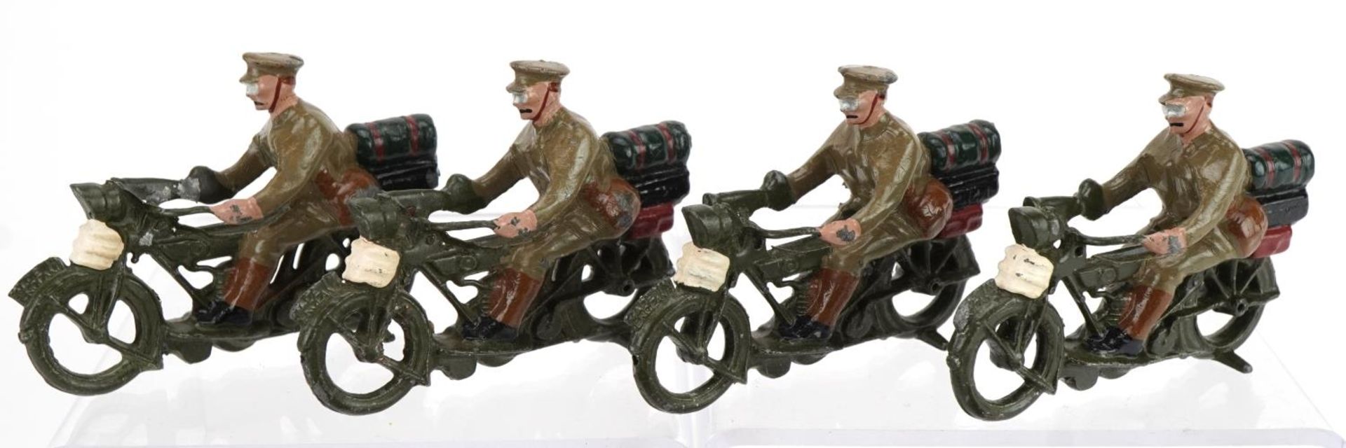 Britains hand painted lead Royal naval Cannon Team on the Trot and four hand painted lead - Image 2 of 4