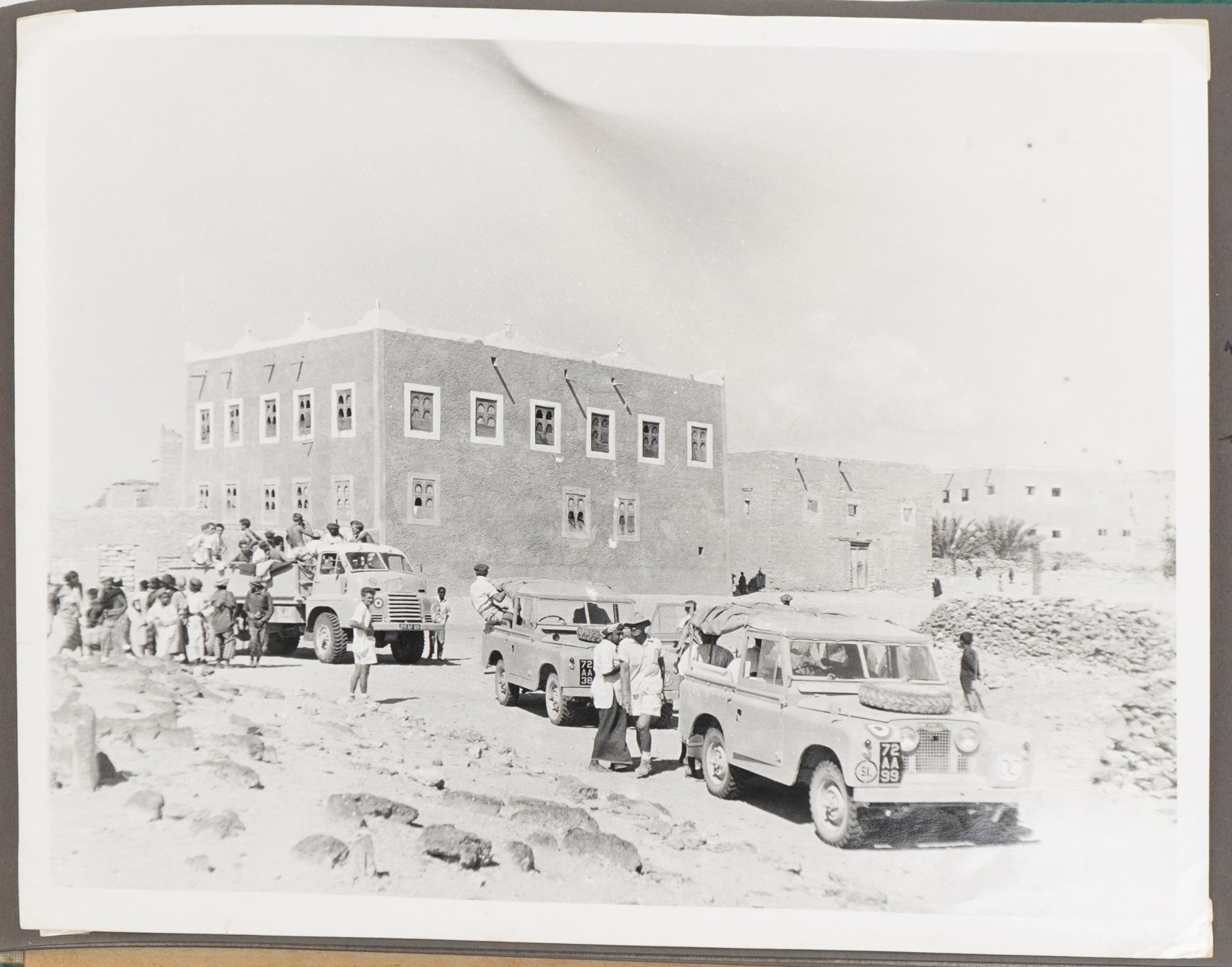 Military interest photographs arranged in an album relating to Royal Air Force Salalah, Dhofar, - Image 24 of 28