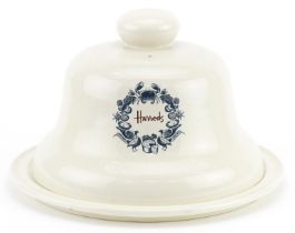 Harrod's ceramic cheese dome on stand, the stand 26.5cm in diameter : For further information on