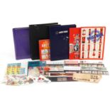 British and Commonwealth stamps predominantly mint and arranged in albums and presentation packs,