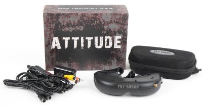 FatShark RC Vision V2 FPV goggles with Trinity head tracking and with box : For further