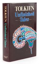 Unfinished tales by J R R Tolkien, hardback book with dust jacket, published 1980 : For further