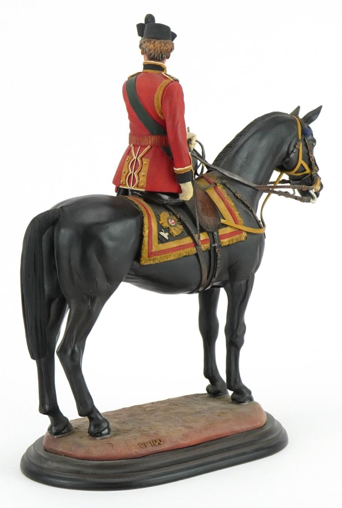 Ballantynes of Walkerburn, commemorative figure of Her Majesty Queen Elizabeth II Trooping the - Image 2 of 4