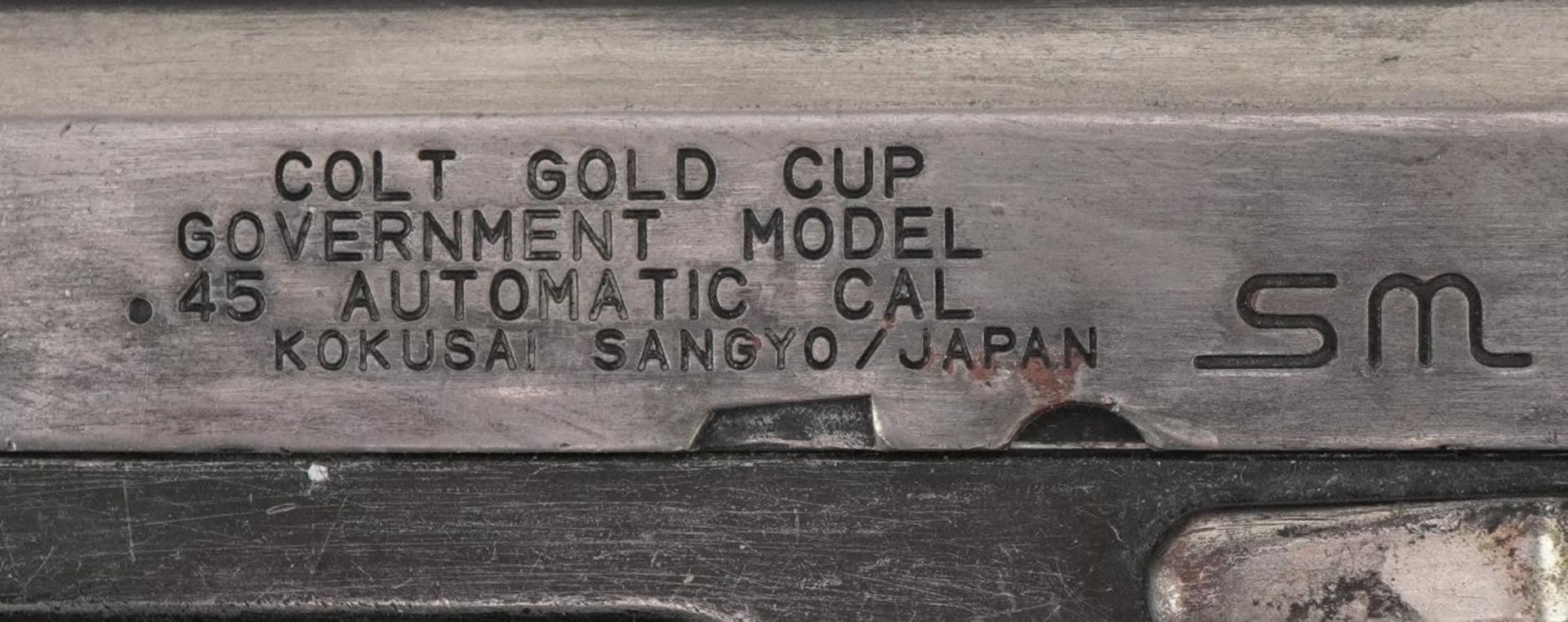 Decorative model of a Colt Gold Cup government model .45 automatic cal pistol by Kokusai Japan, 21. - Bild 2 aus 4