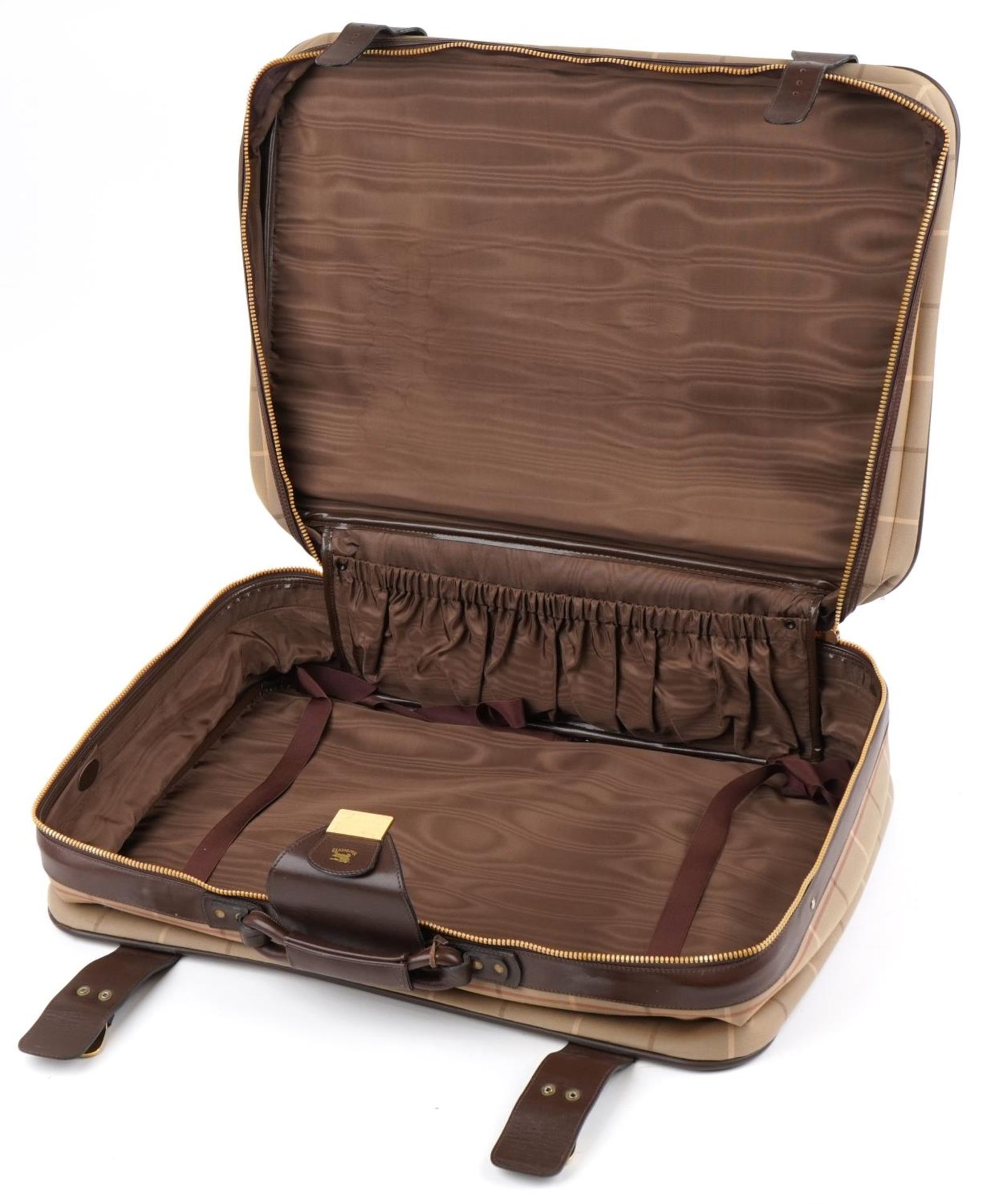 Vintage Burberry's Nova check suitcase, 43.5cm H x 61.5cm W x 19.5cm D : For further information - Bild 5 aus 7