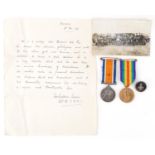 British military World War I medal group relating to H W Parr of The King's Royal Rifle Corps