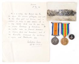 British military World War I medal group relating to H W Parr of The King's Royal Rifle Corps