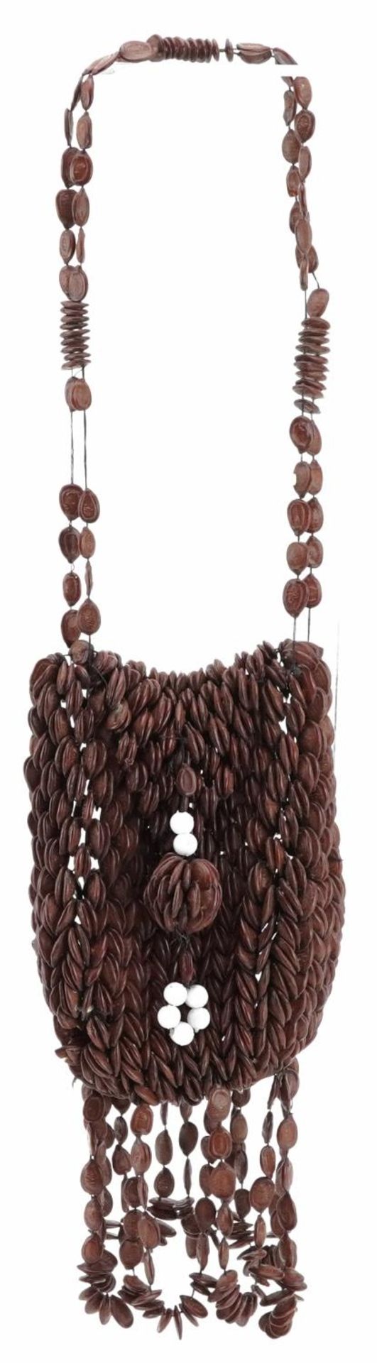 Vintage beaded bag, 10cm x 9cm : For further information on this lot please visit - Image 2 of 4