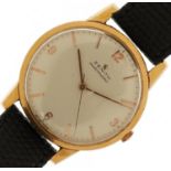 Zenith, gentlemen's 18ct gold automatic wristwatch, the case numbered 845031, 35mm in diameter,