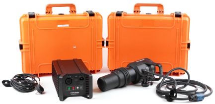 Profoto ProDaylight 800 Air HMI light head with ballast housed in two fitted cases : For further