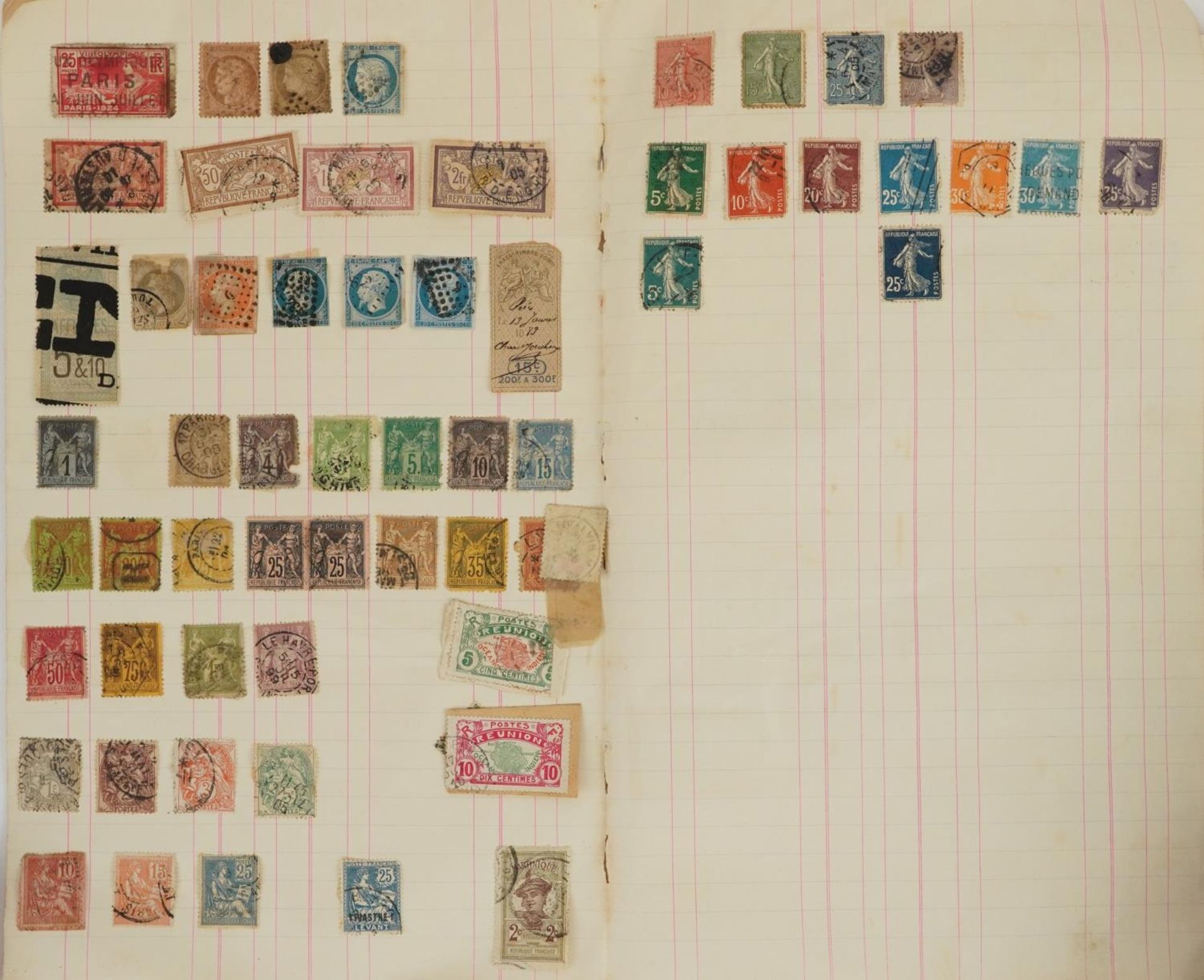 Collection of antique and later British and world stamps predominantly arranged in albums and - Bild 10 aus 11