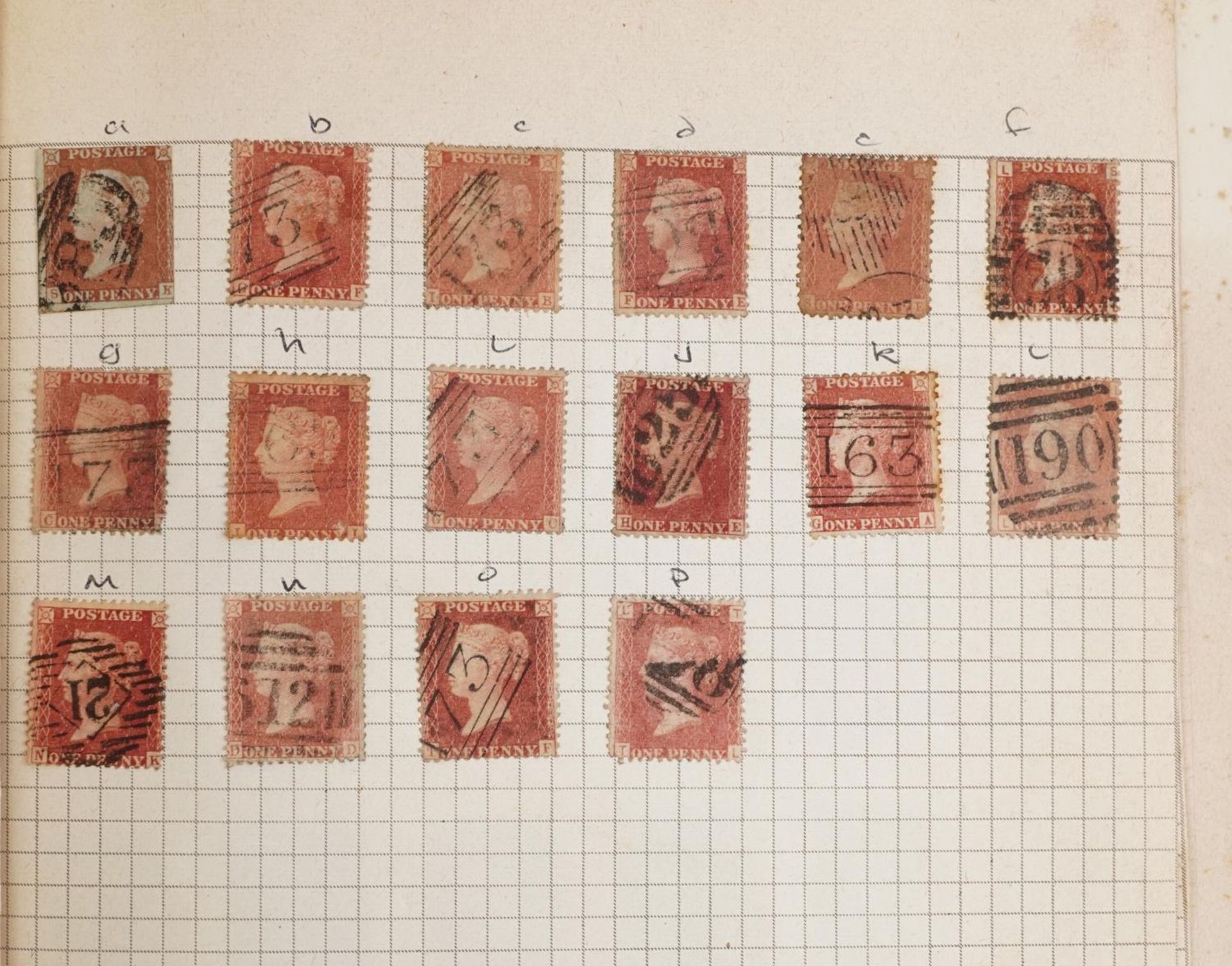 19th century and later British a world stamps, predominantly arranged in albums, including Penny - Bild 14 aus 19