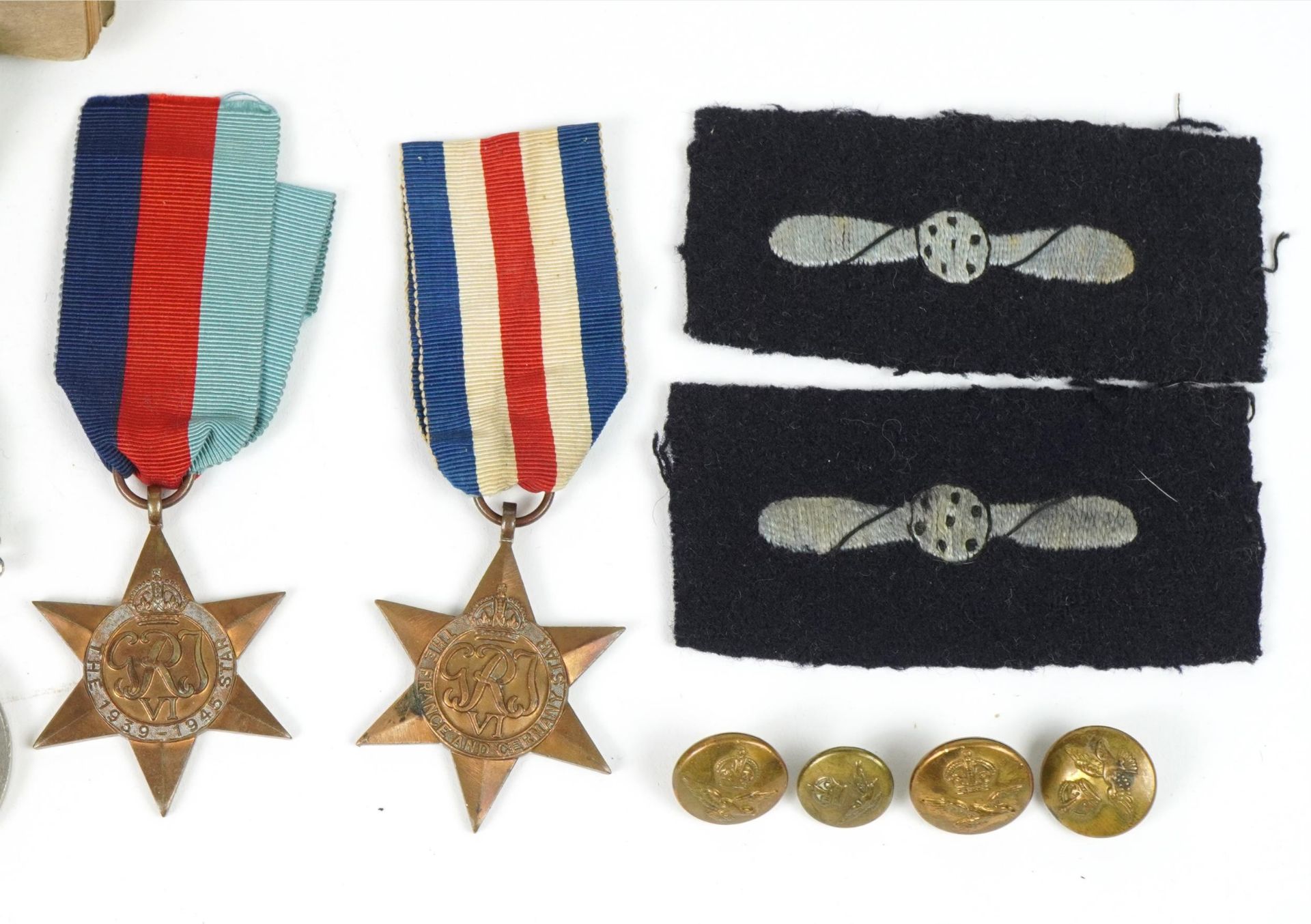 British military World War II medal group relating to K J Cox including Royal Air Force Service - Bild 4 aus 8