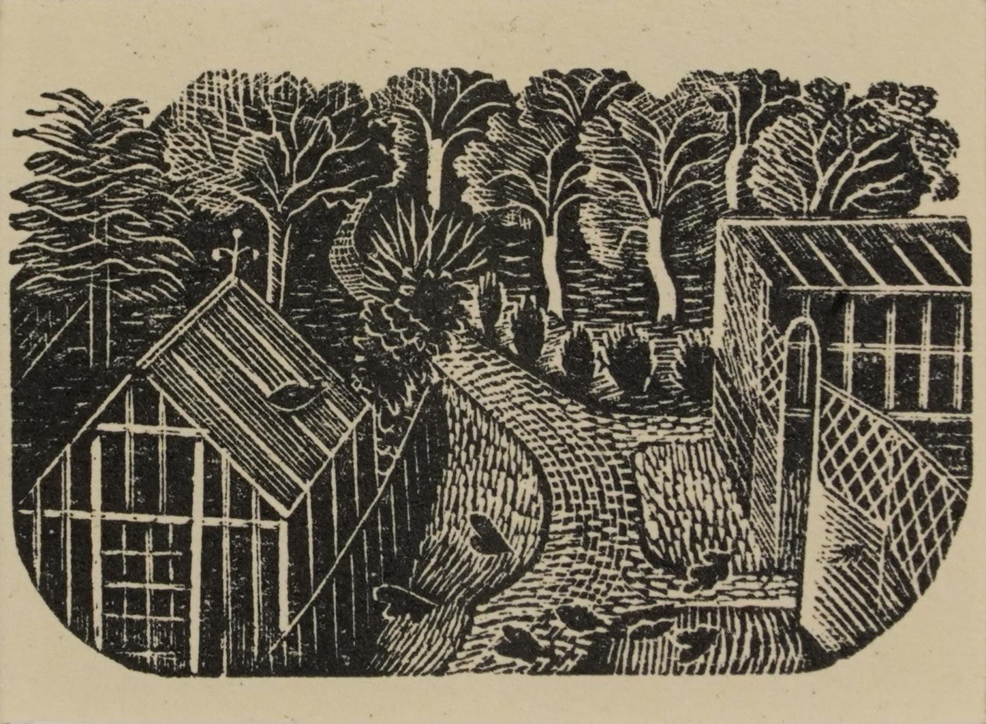 Eric Ravilious - Farming Scenes, two wood engravings, each inscribed Kynoch Press notebook - Bild 2 aus 9