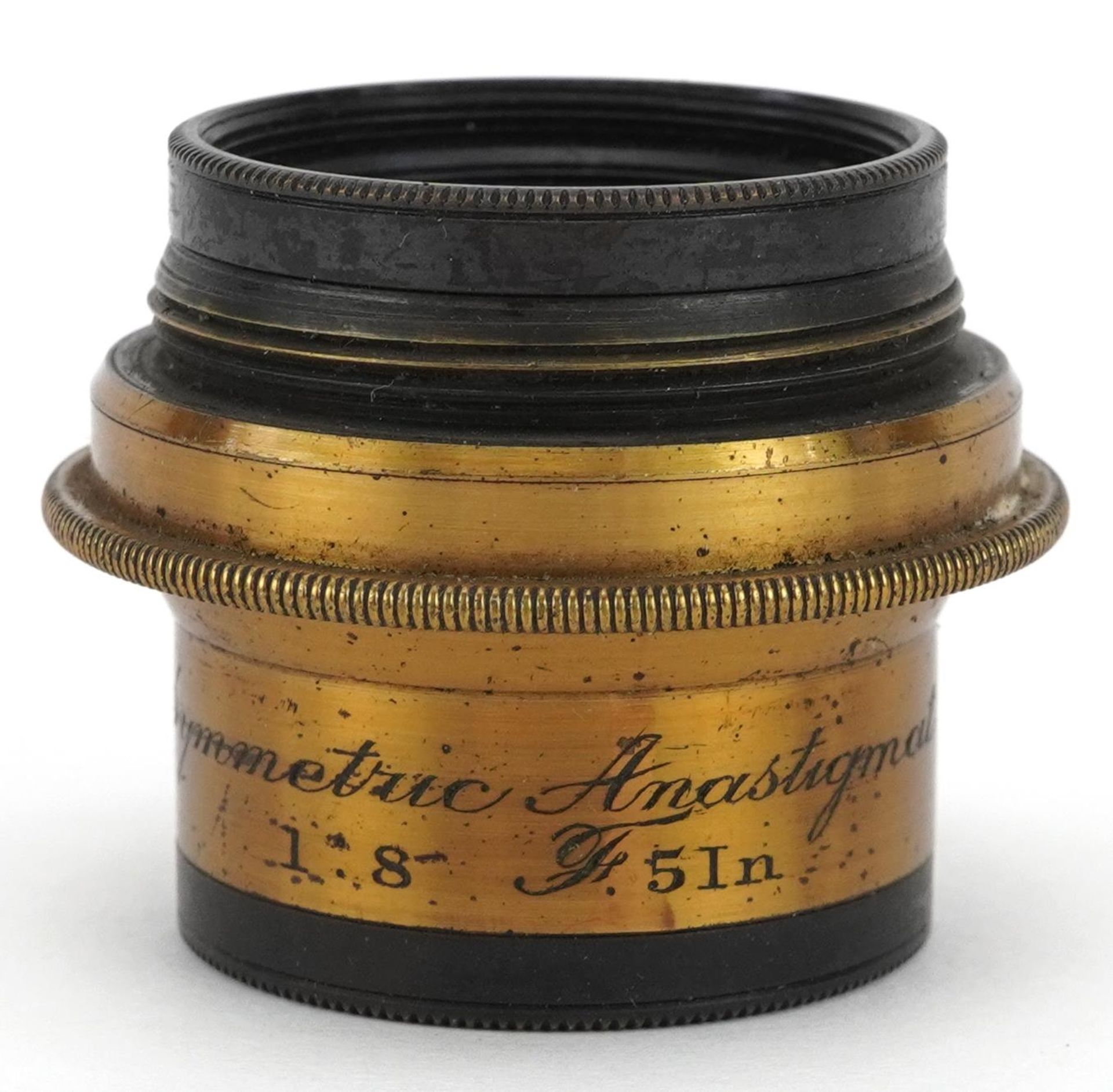 Cased Ross of London Symmetric Anastigmat lens numbered 58558, 3.5cm in length : For further - Bild 5 aus 6