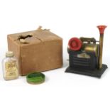Early 20th stationary traction engine with box : For further information on this lot please visit