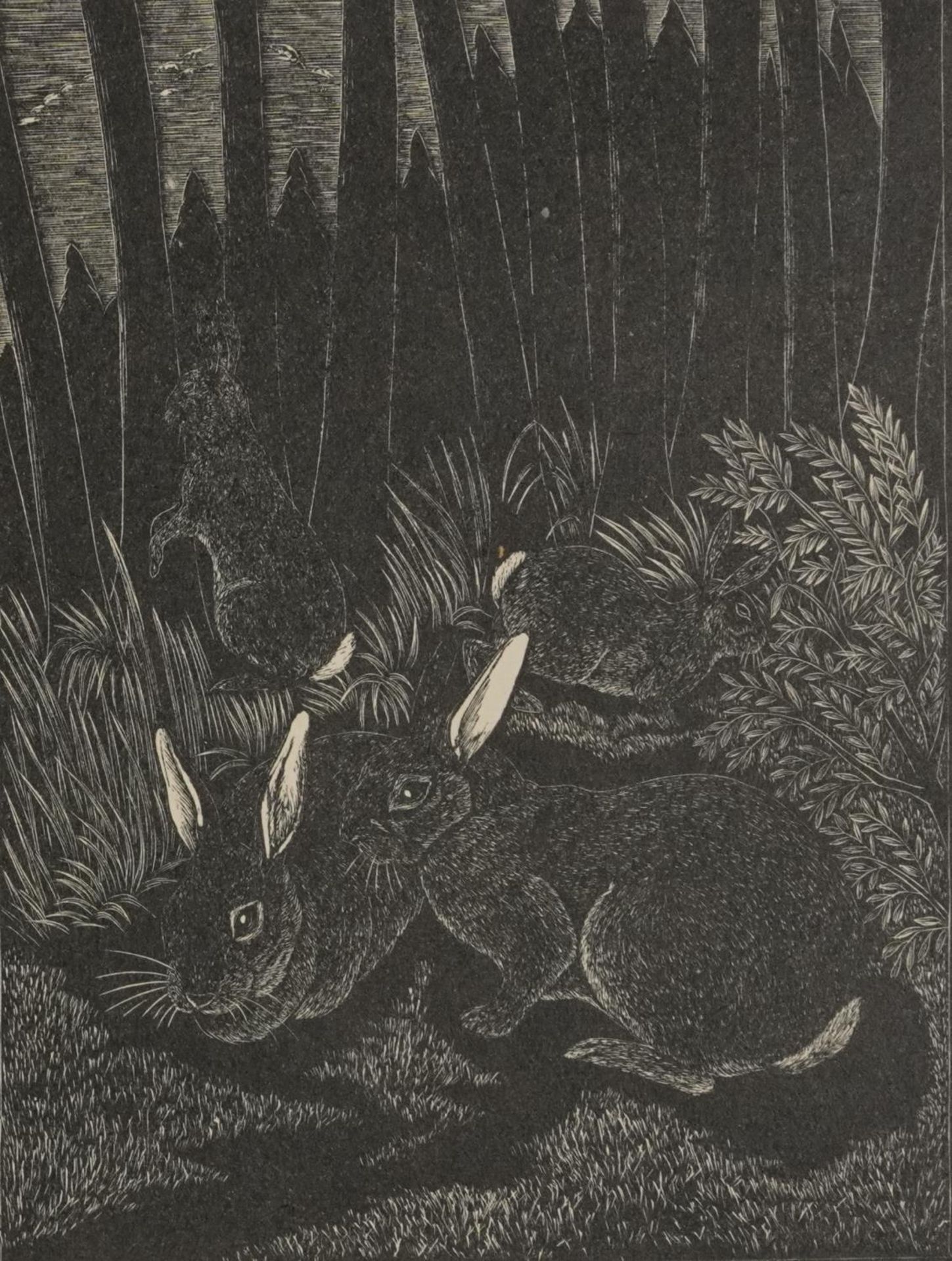 Eric F Daglish - Edge of the Wood and The Chapbook a Miscellany, two wood engravings, each with - Bild 2 aus 9