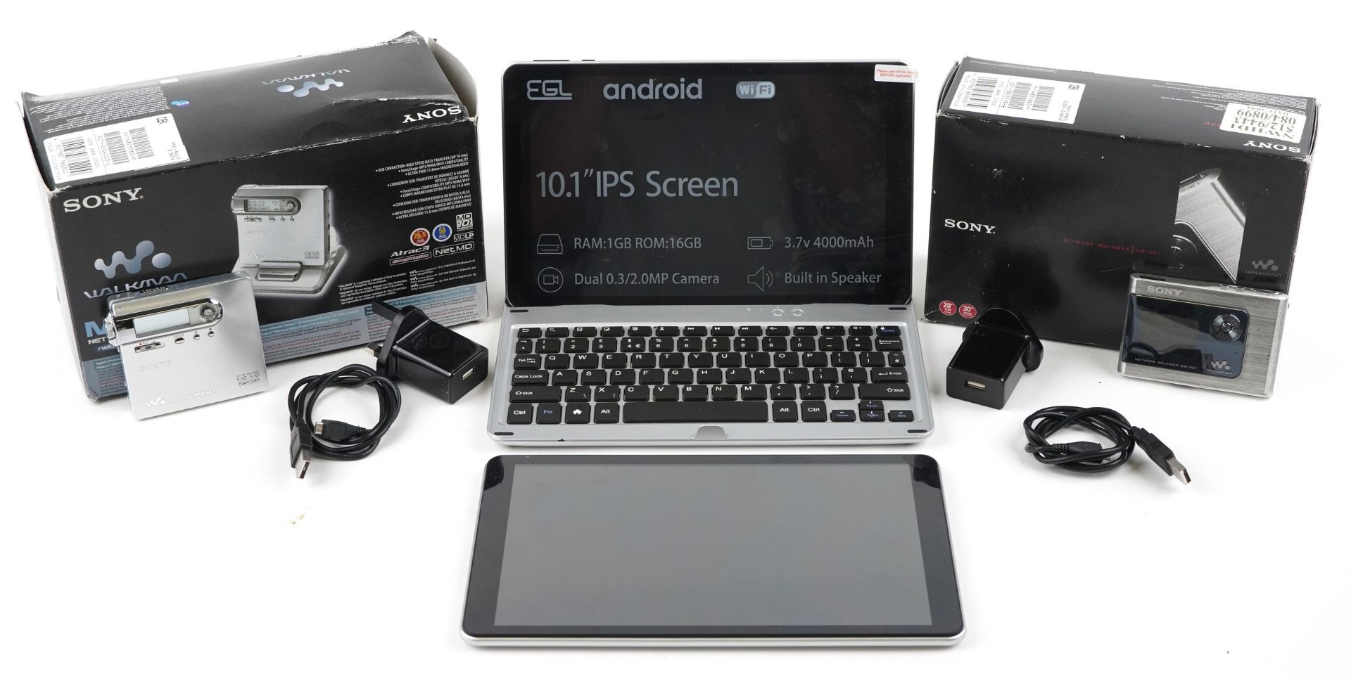 Electricals including EGL 10.1 inch two in one tablet : For further information on this lot please