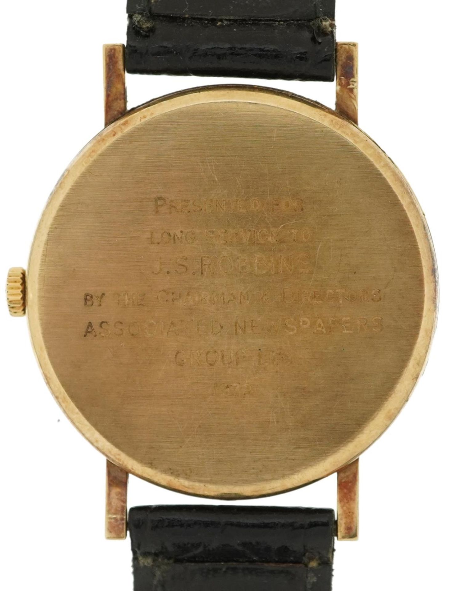 Longines, gentlemen's 9ct gold manual wristwatch, the movement numbered 51724969, 35mm in - Bild 5 aus 6