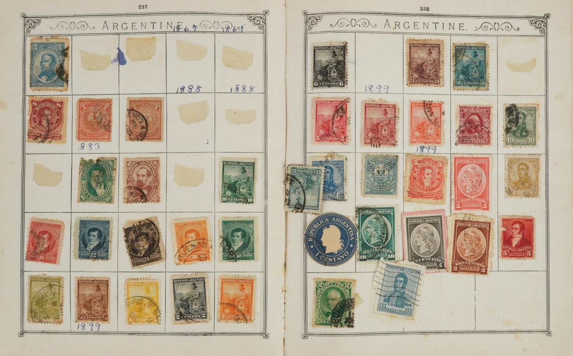 Collection of antique and later British and world stamps predominantly arranged in albums and - Bild 8 aus 11