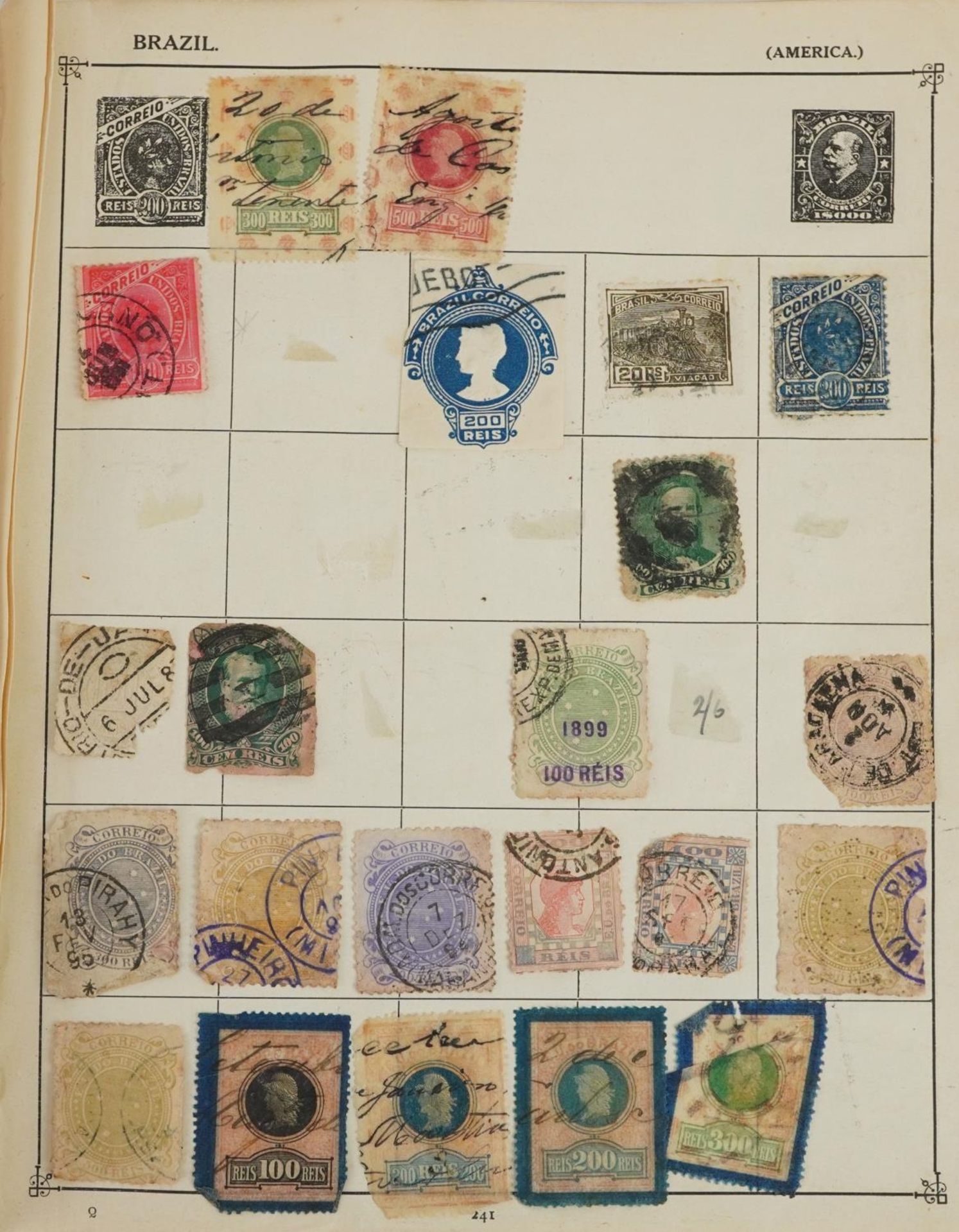 Collection of antique and later British and world stamps predominantly arranged in albums and - Bild 4 aus 11