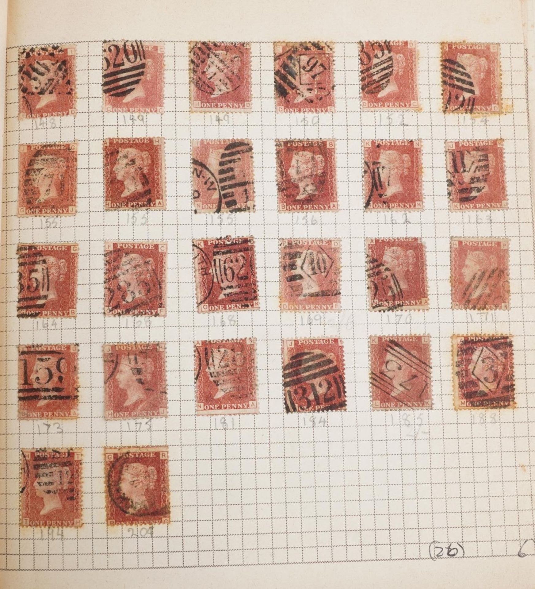 19th century and later British a world stamps, predominantly arranged in albums, including Penny - Bild 15 aus 19