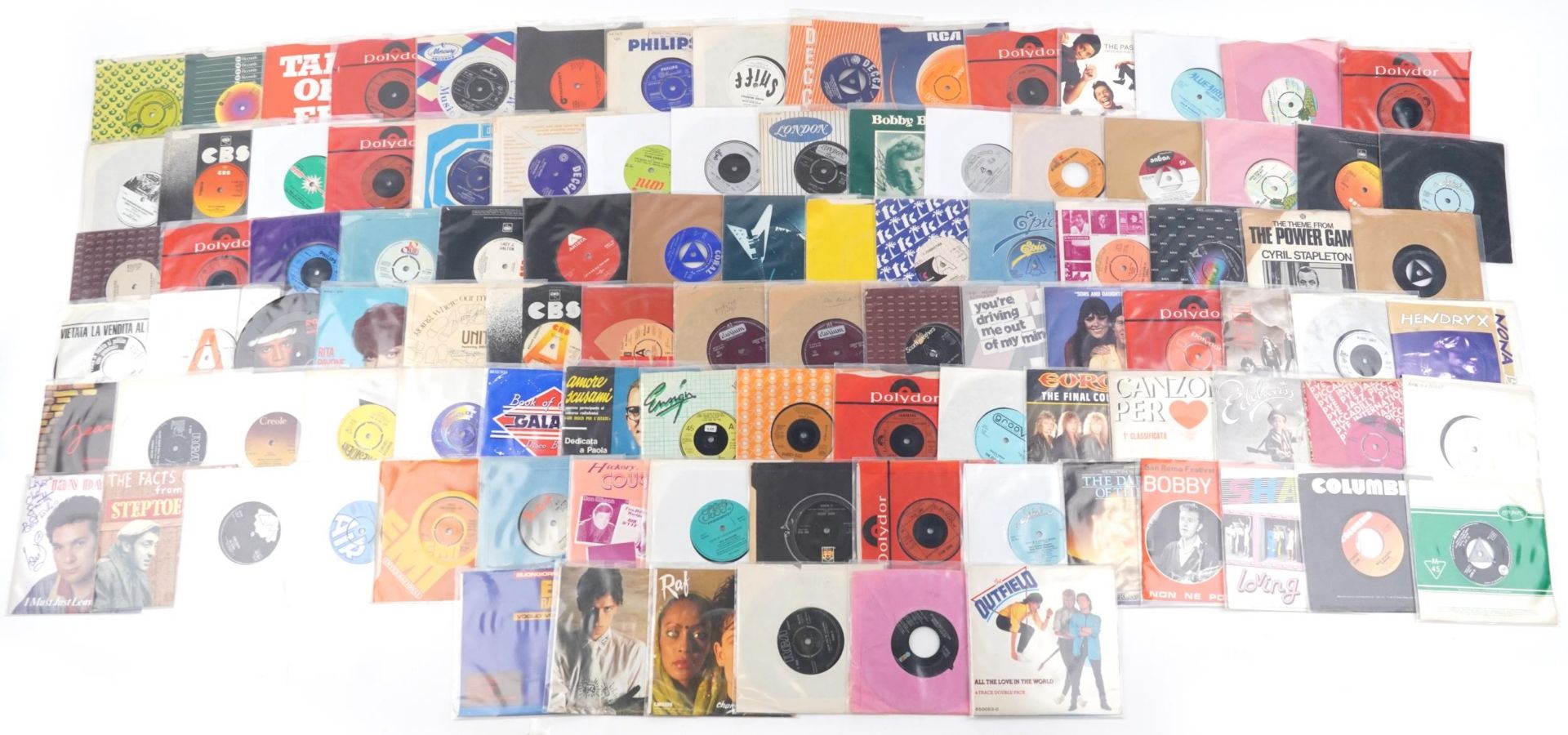 45rpm records including Steve Saxon, Kenny Nolan and Maurice Albert : For further information on