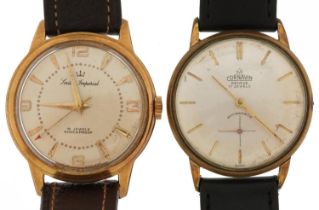 Two vintage gentlemen's manual wristwatches comprising Smiths Imperial and Cornavin : For further