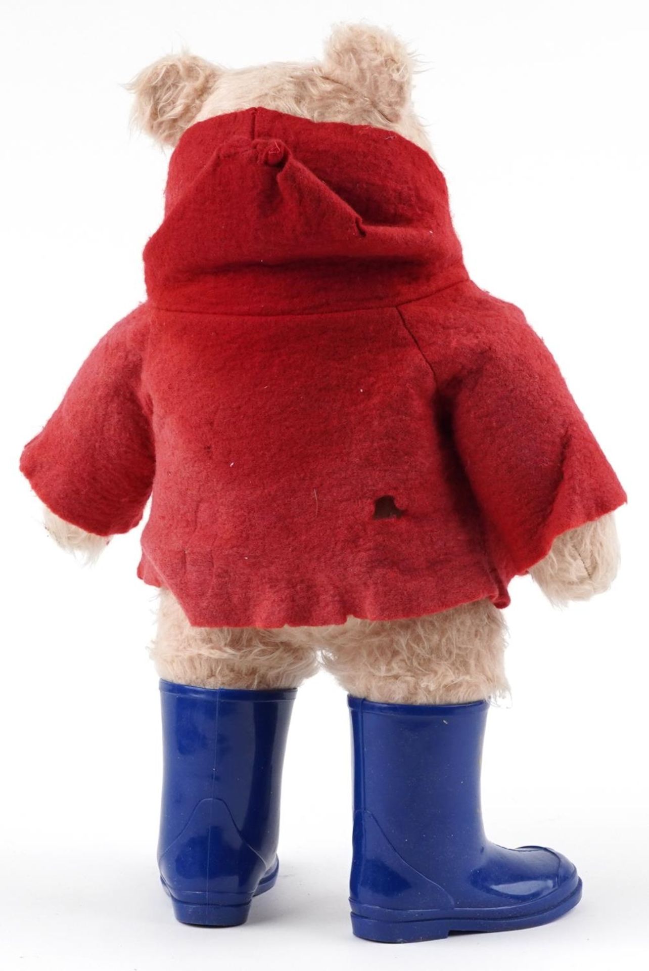 Vintage Paddington Bear teddy bear with blue Wellington boots, 50cm high : For further information - Image 2 of 3