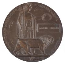 British military World War I death plaque awarded to Arthur Phillips : For further information on
