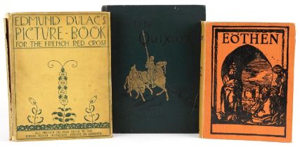 Children's books comprising Don Quixote, Edmund Dulac's Picture Book for the French Red Cross and