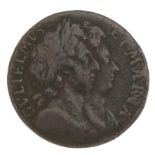 William & Mary 1694 farthing : For further information on this lot please visit Eastbourneauction.